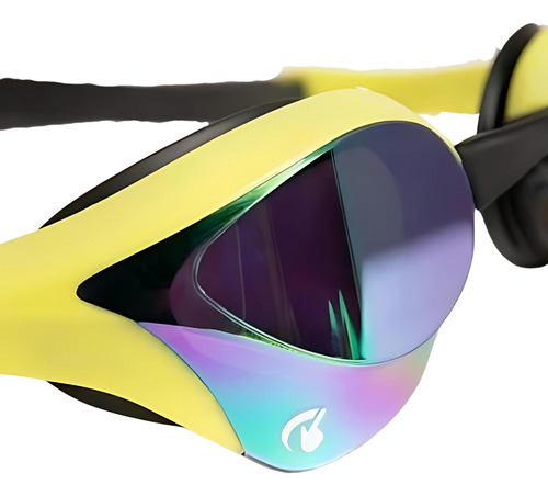 Gafas de natación Cobra Core Mirror Swipe Arena, color azul/amarillo