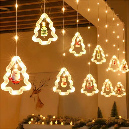 Decoración De Luces Led De Cadena De Luces Navideñas