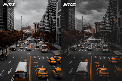 Black Orange Presets Para Fotos - Pc E Celular