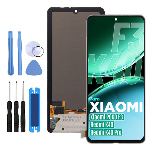 Pantalla Lcd Display Para Xiaomi Poco F3 Redmi K40 Con Tools
