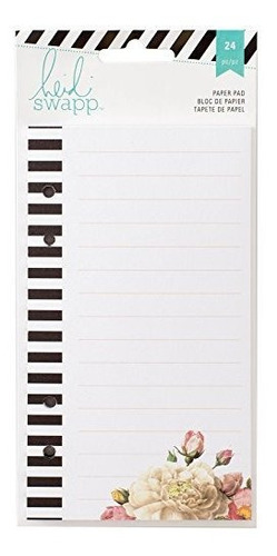 Papel Decorativo - Heidi Swapp 24 Sheet Memory Planner Flora