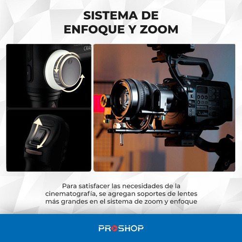 Imagen 9 de 10 de Gimbal Estabilizador Zhiyun Crane 3s Camaras 3-axis!!
