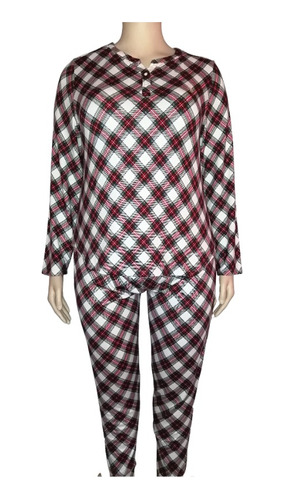 Pijama Mujer Invierno Dos Piezas Ralph Laurent Talla Xl