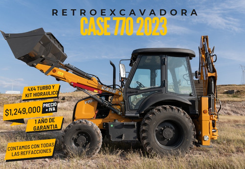 Promoción Retroexcavadora Nueva Case 770 Ex 4x4 Kit Garantia