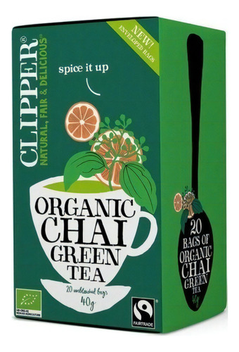 Te Verde Chai - Organic Green Chai Tea - Clipper