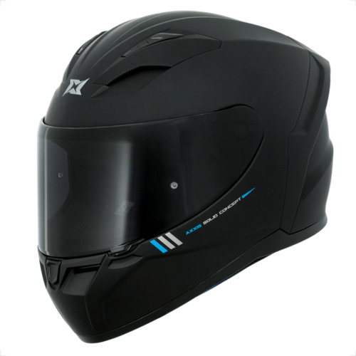 Capacete Axxis Segment Solid A1 Preto Fosco Lançamento Nf