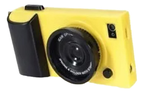 iPhone 4 4g 4s Funda Icam Amarillo Stand Correa