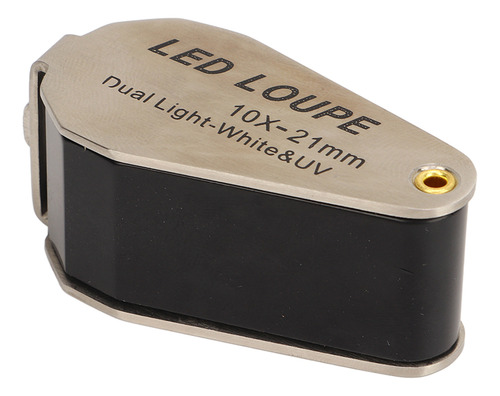 Lupa De Joyería 10x Con Iluminación Led