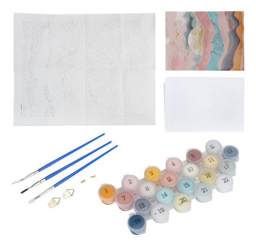Suministros De Pintura Pintar Por Números Padres Niños
