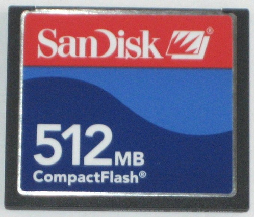 Memoria Compact Flash Sandisk 512mb Original