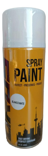 Piintura En Spray Blanco Mate  400ml Orus