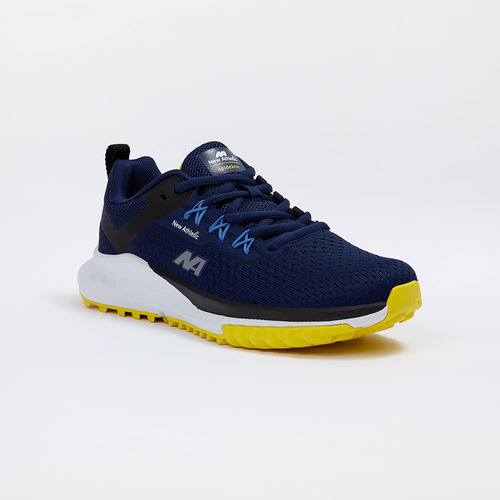 Zapatillas New Athletic Outdoor Climb17 Azul Con Amarillo Pa