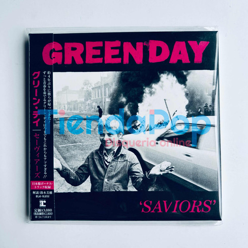 Cd Green Day Saviors Cd Audio Japón Bonus Track 16 Temas