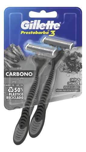 comprar Prestobarba 3 Hombre Carbono 2 Un