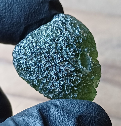Moldavita Auténtica Piedra De Alta Vibración Arboldivine 23 Verde Musgo