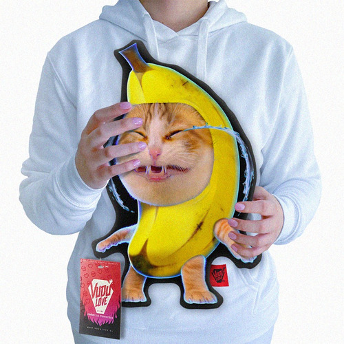 Cojín Sad Cry Banana Cat Chiquito Meme Gatito 40cm Vudú Love