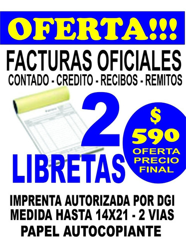2libretass Facturas Boletas Oficiales - Imp. Autorizada 24h 