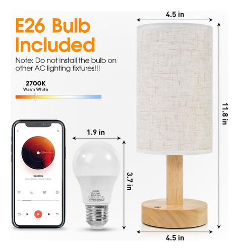 Luminária De Mesa Led Infantil Quarto Luz Com 3 Cores Usb