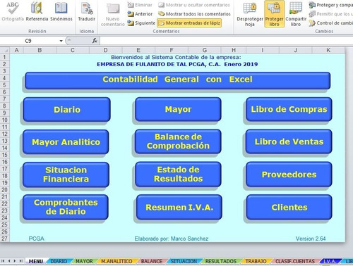 Imagen 1 de 10 de Sistema Contable Con Libro De Compras Y Ventas