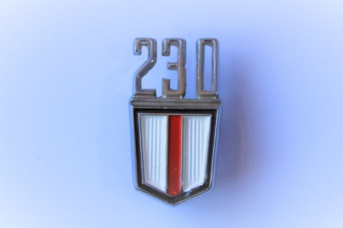 Emblema 230 Chevrolet Auto Clasico Bandera Motor