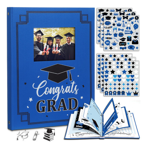 Pasimy Graduation Scrapbook Kit Photo Album 8.3 X 11.2 Inch.