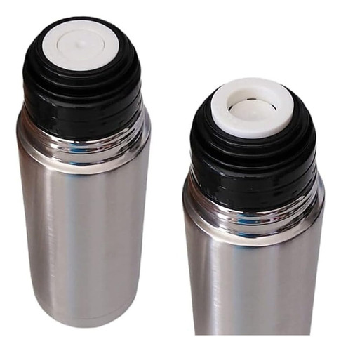 Termo Individual 500ml Botella Termica Color Gris