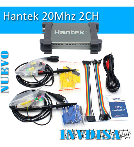 Osciloscopio Hantek 6022bl 20mhz Analizador Logico 16ch