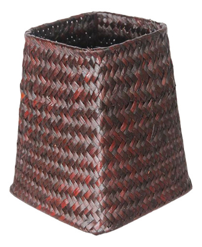 Weaving Storage Basket Plant Pot / Florero Decoración Café