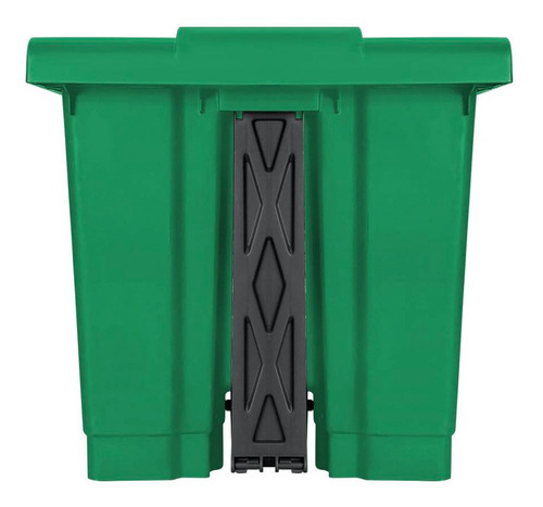 Cesto De Pedal De 30 L Durable Y Resistente Color Verde