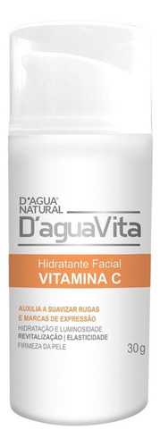 Hidratante Facial Daguavita + Vitamina C D'agua Natural 30gr