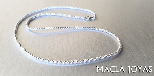 Cadena Modelo Chino En Plata Italiana 925