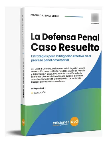 La Defensa Penal Caso Resuelto, De Borzi Cirilli. Editorial Ediciones ...