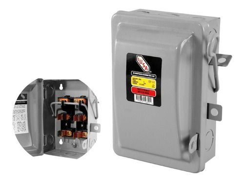 Interruptor De Seguridad 2 X 30 A Iusa