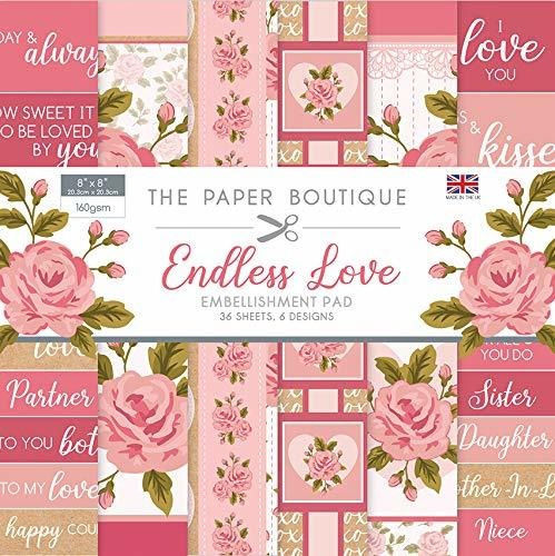 Paper Boutique Endless Love-embellishments Pad Cojin 8.0