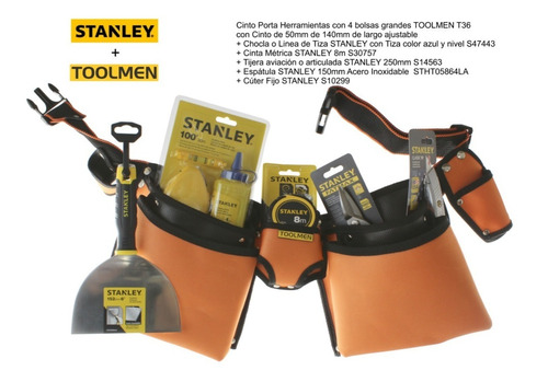 Herramientas Para Yesero O Durlock Stanley Mas T36 Toolmen