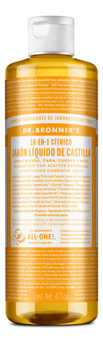  Dr Bronner´s jabón liquido de castilla citricos 473ml