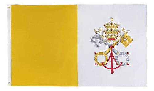 Bandera El Vaticano Medida 90cm X 150cm