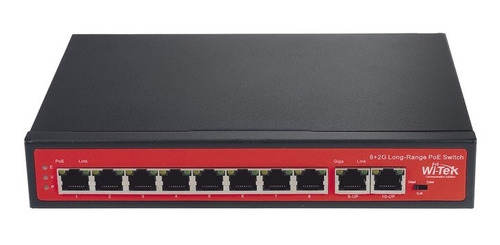 Wi-tek Wi-ps210g Switch 8 Puertos Poe No Adminsitrable 250mt