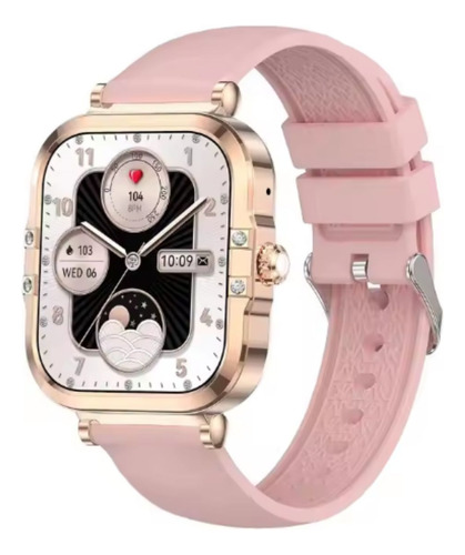 Smartwatch John L. Cook Princely Llamadas Bt Deporte Rose Deportiva Rosa Pálido Rose
