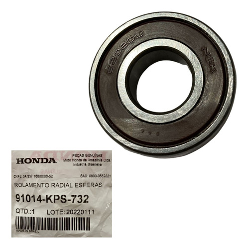 Rolamento Roda Dianteiro Xre300 2010 A 2022 Original Honda