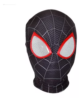 Mascara Halloween Fiesta Cosplay Spiderman Miles Morales