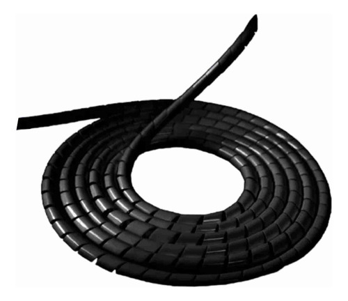 Manguera Espiral Para Cable 1/2'' 12mm Por 10 Metros
