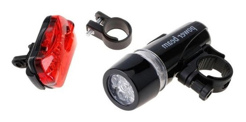 Juego De 5 Luces Led Delanteras Y Traseras Para Bicicleta