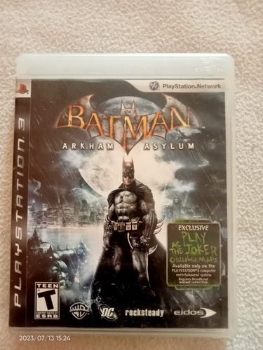 Batman Arkham Asylum Ps3 Impecable De Colección 