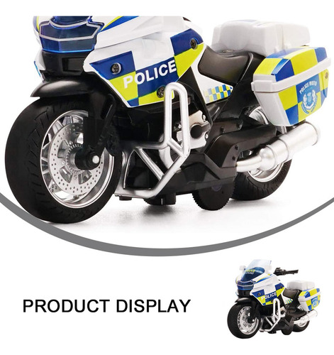 Minijuguete Para Motocicletas Con Tracción Por Fricción, 1 U