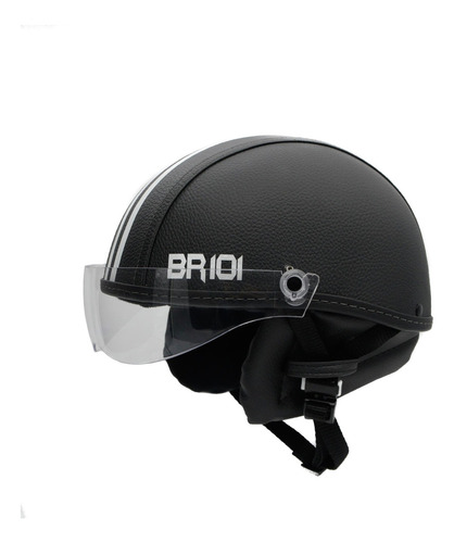 Capacete Coquinho Br 101 Preto Cristal M - Scooter/bike