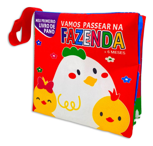 Meu 1º Livro De Pano Passear Na Fazenda - On Line Editora