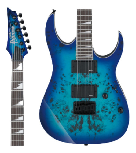 Guitarra Ibanez Gio 6 Cordas Grgr221pa Aqua Burst