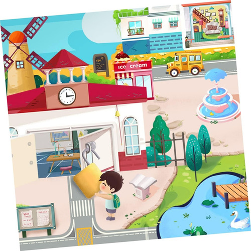 Juguete Niños Tablero Sensorial Tipo Montessori Didáctico