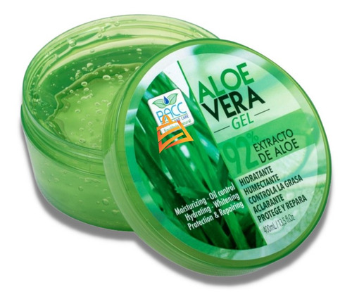 Gel Organico Puro De Aloe Vera Concentrado Al 92% Natural